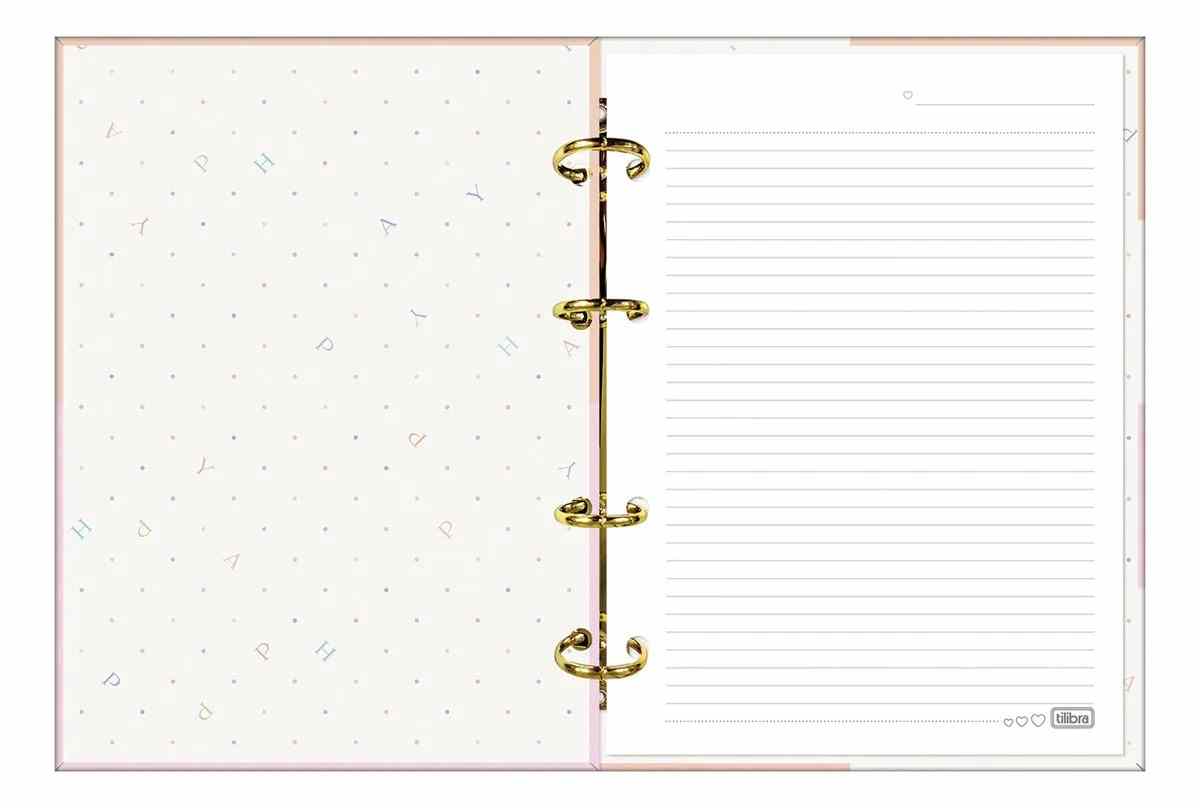 CADERNO ARGOLADO HAPPY COLEGIAL 80FLS.
